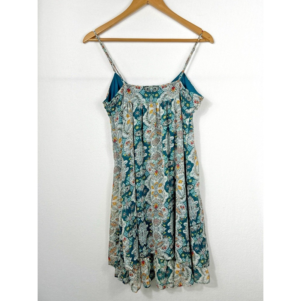 Flying Tomato‎ M Babydoll Dress Boho Printed Floral Tie Front - Picture 9 of 14